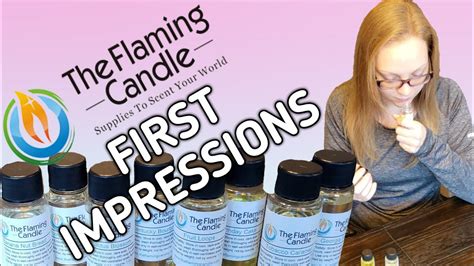 the flaming candle fragrance descriptions.